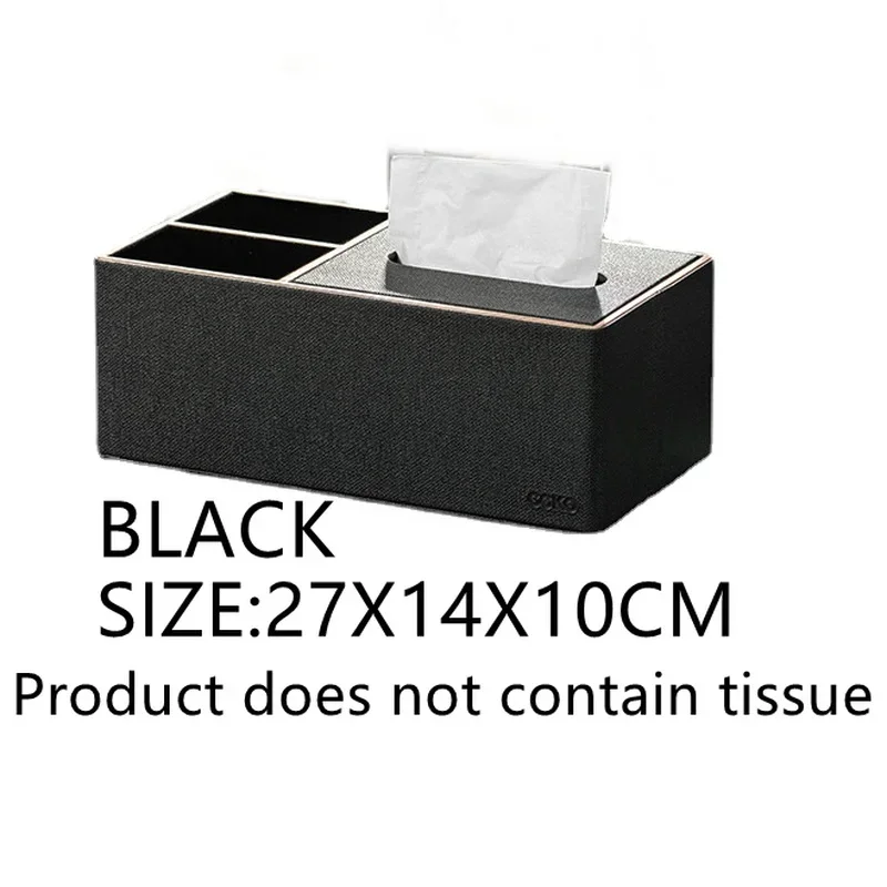 Leather Tissue Box Paper Drawer Creative Phnom Penh Tissue Storage Box Paper Sleeve Home Living Room Hotel Room Decorate 4