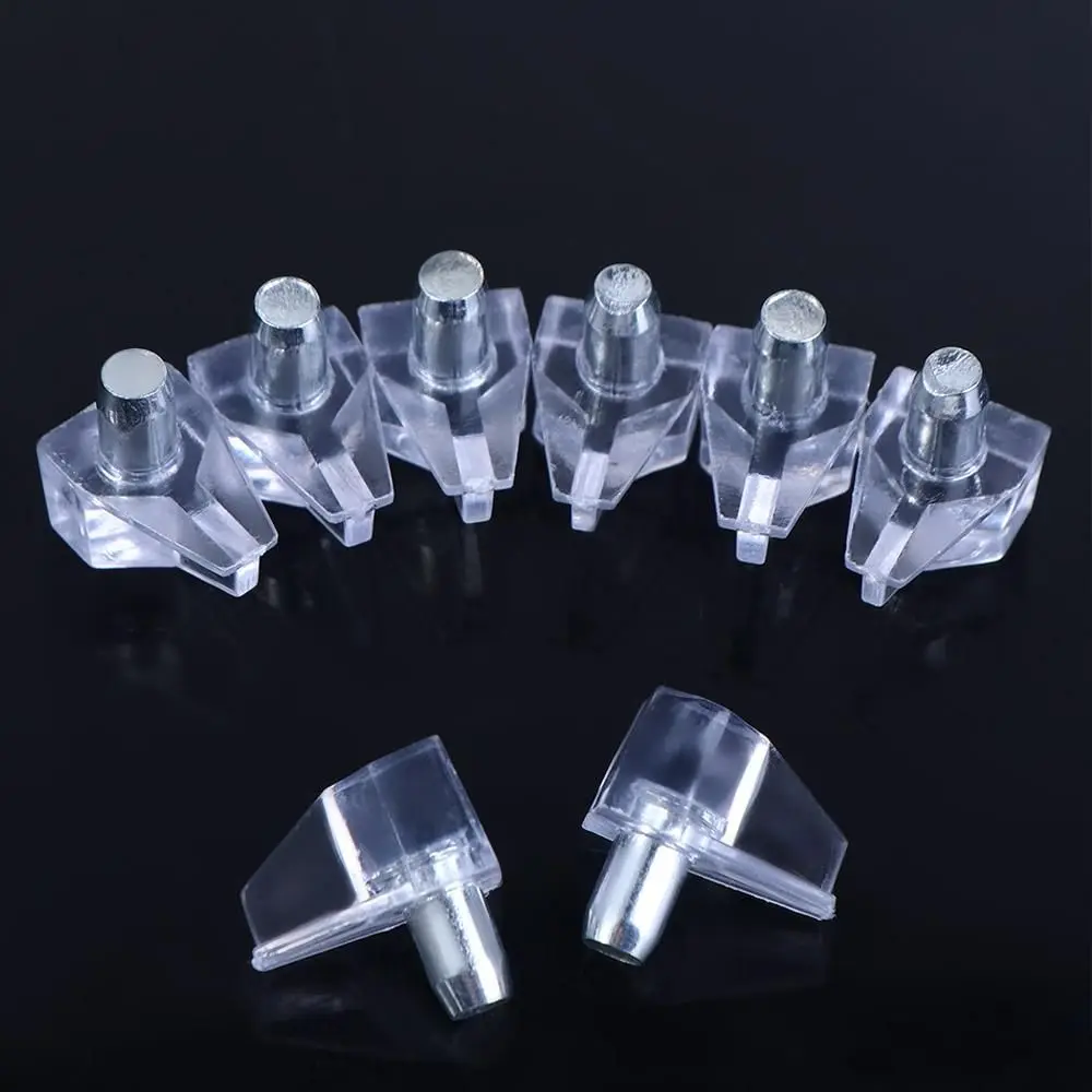 Supporti per Scaffali in Plastica e Legno, Perni e Staffe per Armadi e Credenze, Accessori Hardware per Mensole - immagine 5