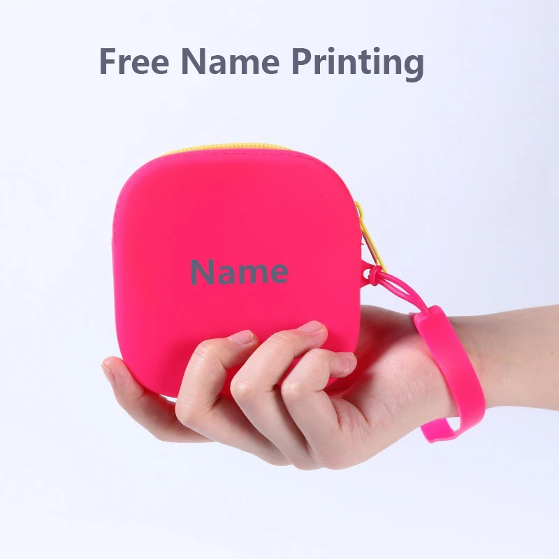 Free Name Printing Surprise Gift Baby Storage Box Silicone Bag Personalized Customization