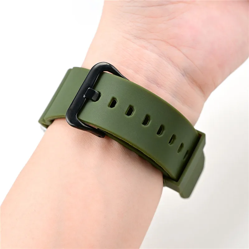 Enhanced Product Title: Durable Waterproof Rubber Sport Strap with Quick Release for Casio G-Shock Watches