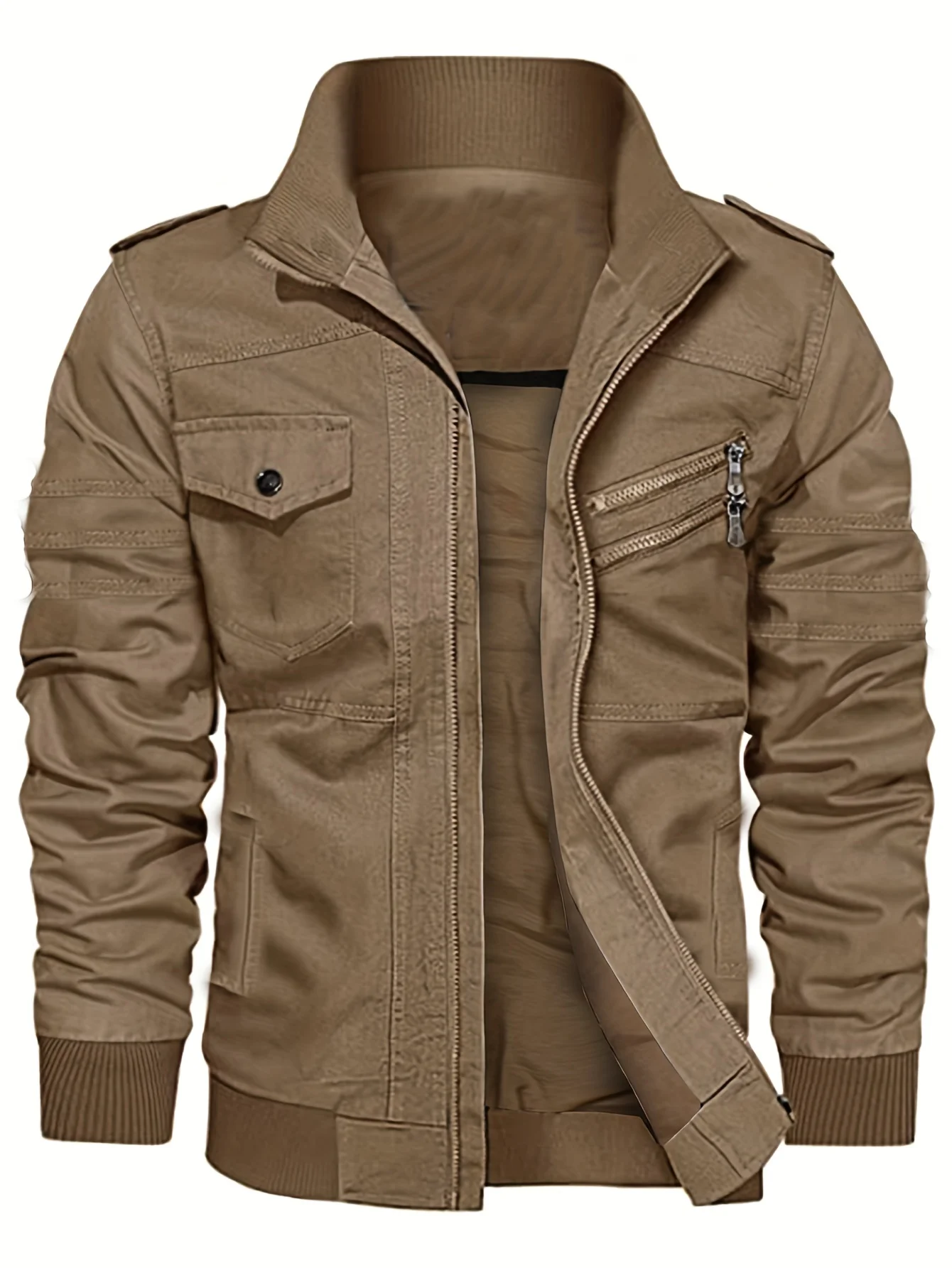 Brand Man Jacket Streetwear Motorcycle Jacket Man Autumn Mountaineering Windbreaker Camping Retro Outdoor