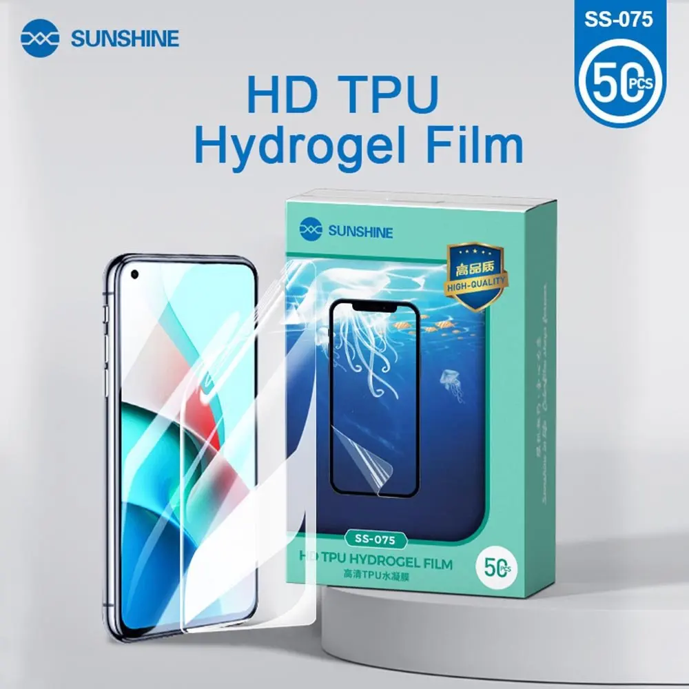 Sunshine HD Anti-peep Matte Hydrogel Film SS-057 Series For SS-890C Film Cutting Machine Front Screen Protectors With Cut Times