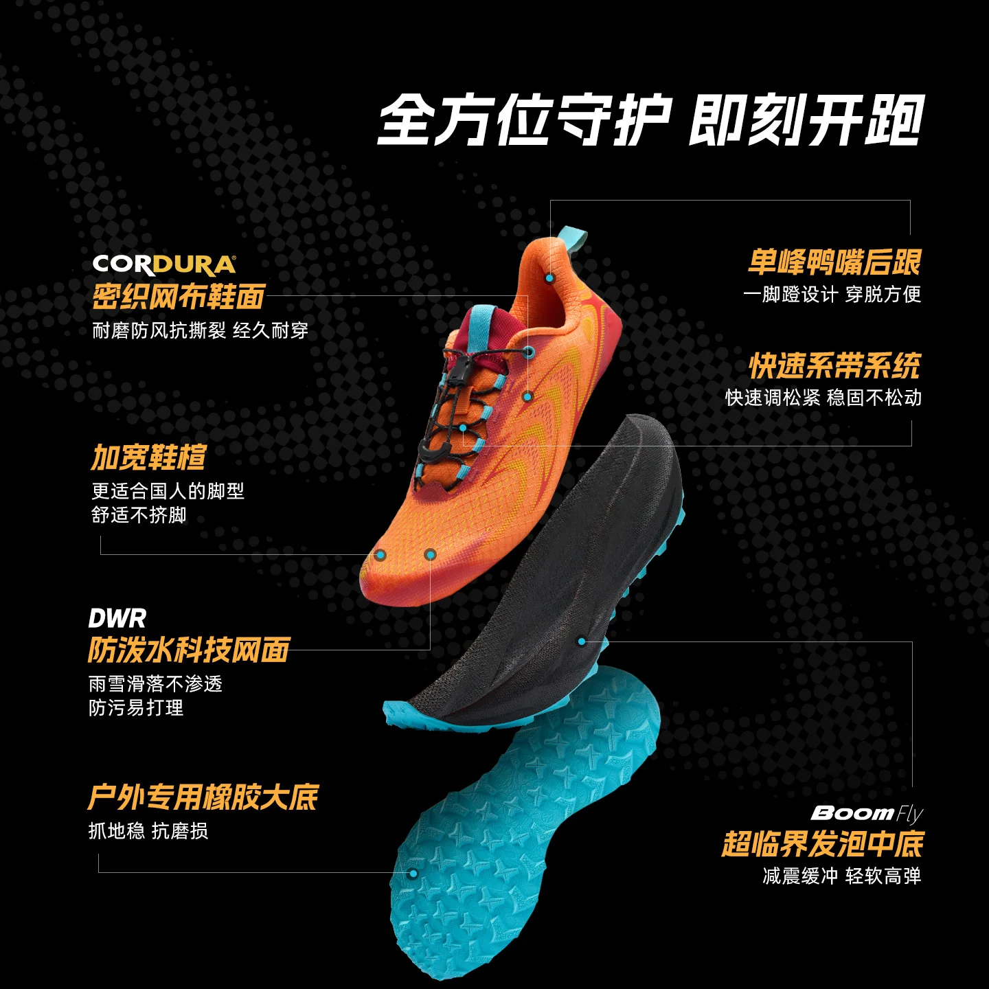 BMAI BM-XRPL010 Women's Trail Running Shoes Lightweight Breathable - Image 2