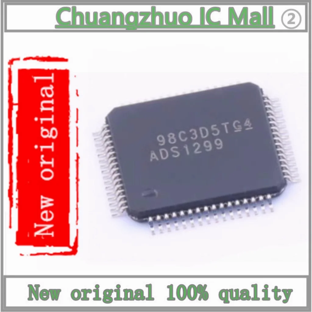 

1Pcs/lot New original ADS1299IPAG ADS1299IPAGR ADS1299 AFE 8 CHAN 24BIT 64TQFP