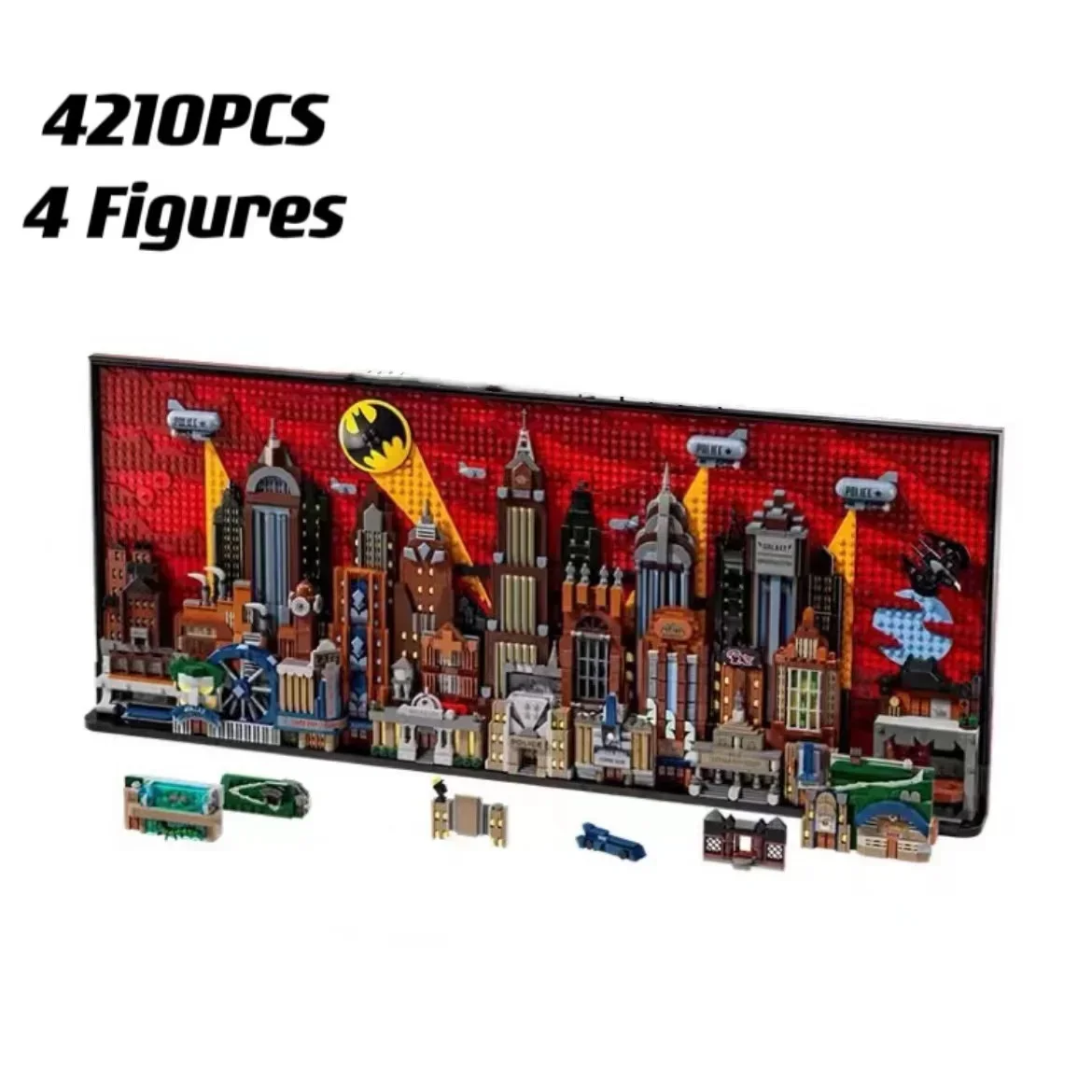 

Compatible Bat 76271 The Animated Series Gotham City Skyline Building Blocks Bricks Architecture Toy For Adult Birthday Gift