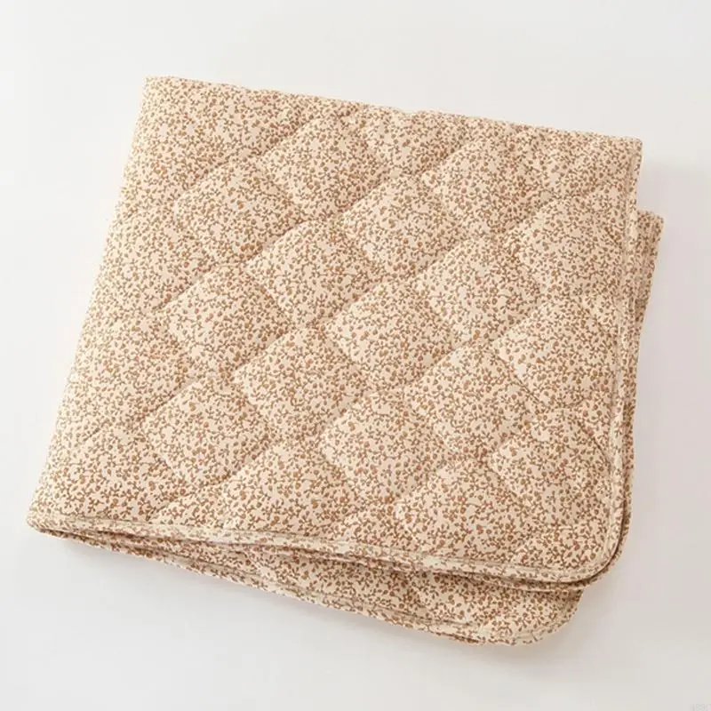 M89C Baby Blanket Warm Swaddling Wrap Winter Autumn Printed Quilt Nap Blanket Bedding