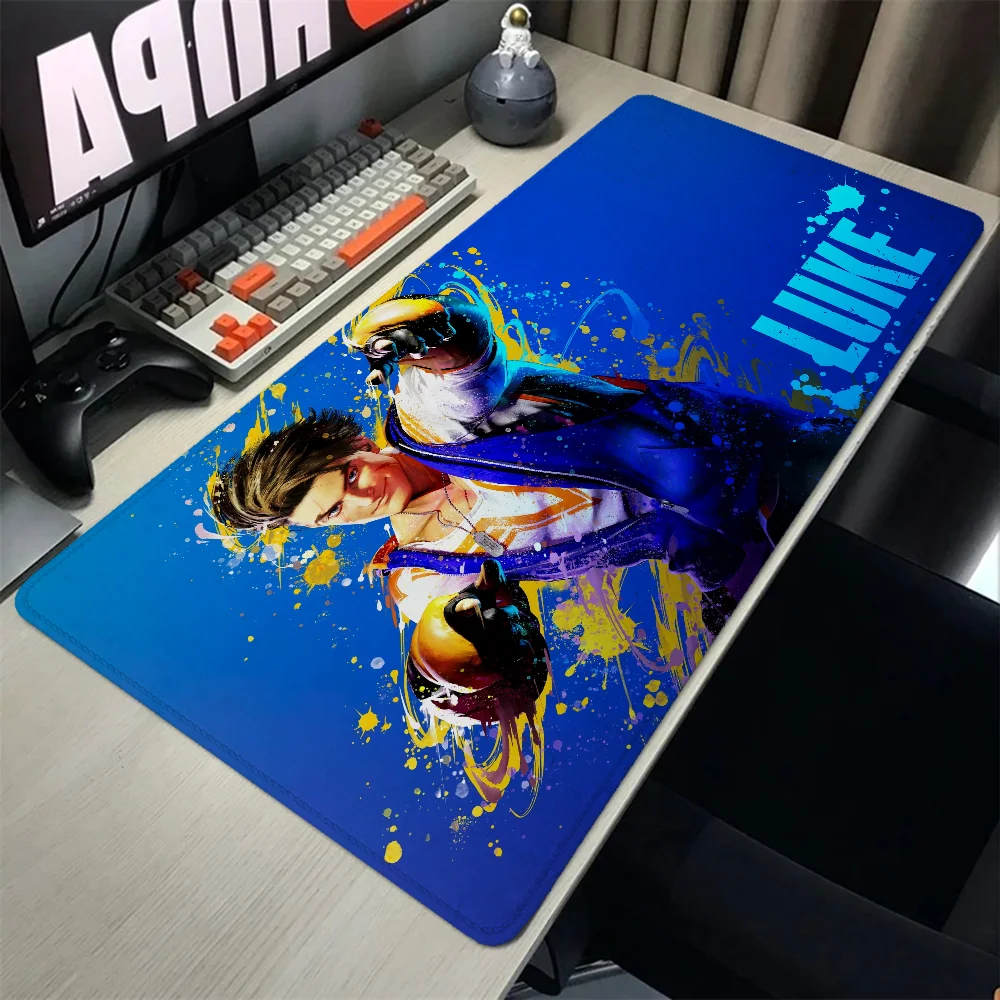 Фото Настольные подставки S-Street Fighter 6, Игровые ноутбуки, игровой шкаф, Настольный коврик, компьютерный коврик для мыши 900 × 400, аксессуары для ПК, Настольный коврик №1
