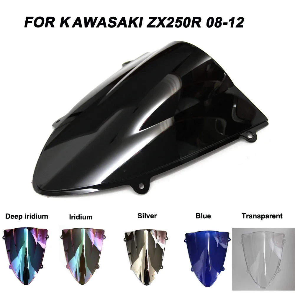 

For Kawasaki Ninja 250 ZX250R 08 09 10 11 12 Years Windshield Deflector Cafe Racing Motorcycle Accessories Air Deflector