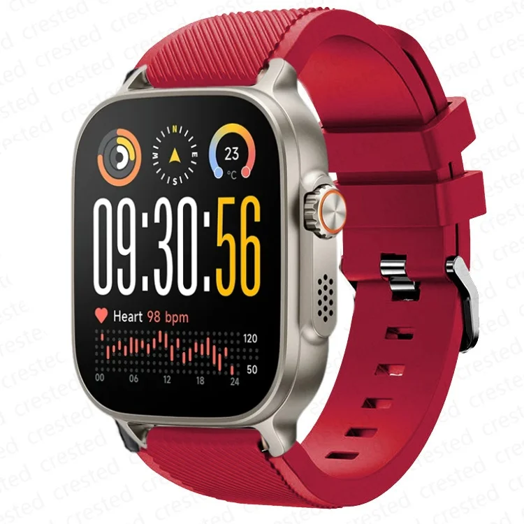 Sport Silicone Band Replacement Bracelet - Premium 22mm Watch Strap