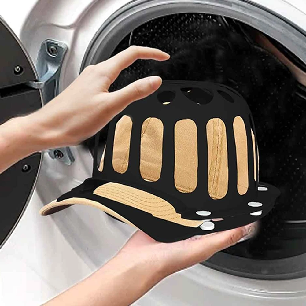 Silicone Baseball Cap Washer Frame Anti-deformation Cap Protector Rack for Dishwasher Washing Machine Hat Washer Cleaning Tools