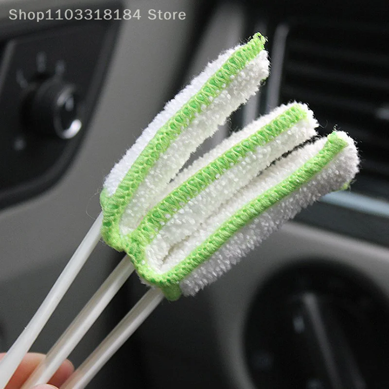 2 In 1 Car Air-Conditioner Outlet Cleaning Tool Multi-purpose Dust Brush Car Accessories Interior Multi-purpose Brush