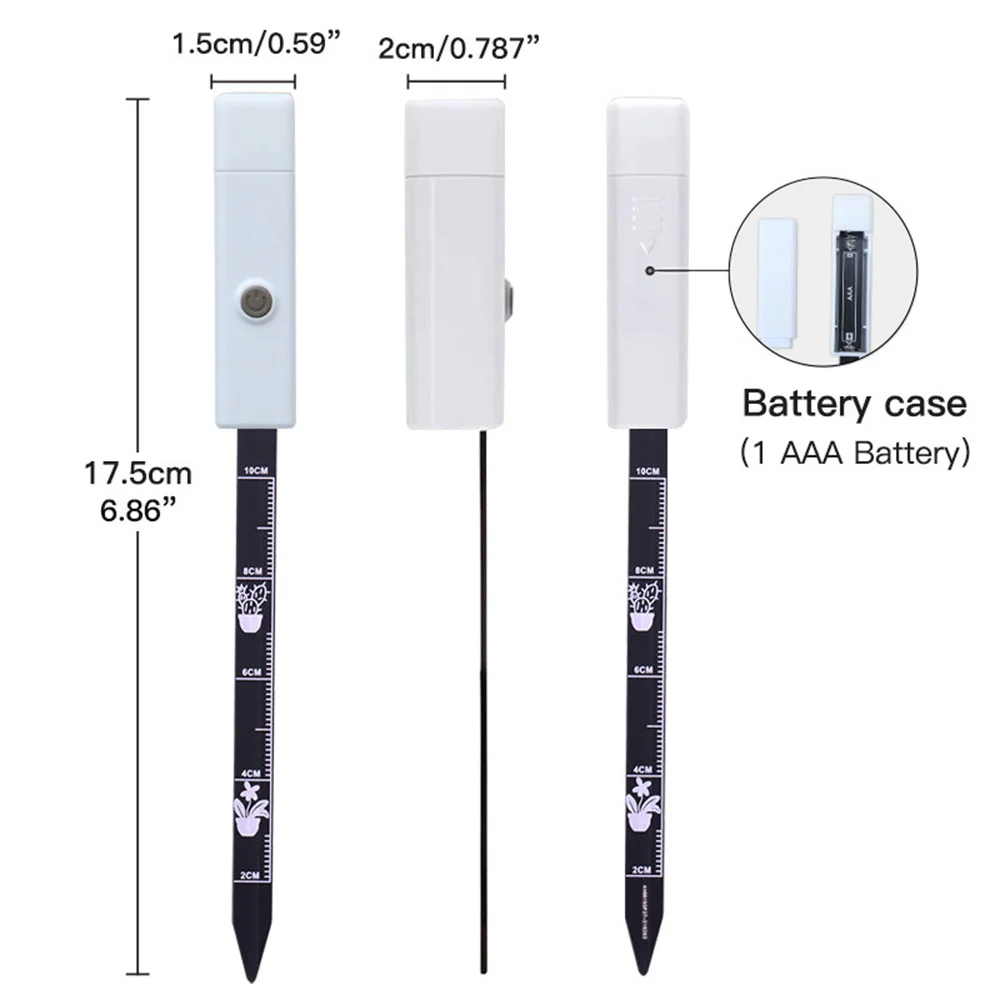 P401 Soil Tester PH Moisture Meter Soil Water Acidity Humidity Light PH Test Garden Plants Flowers Moist Tester Testing Instrument
