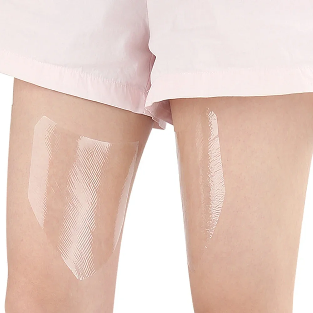 10 Pcs 허벅지 내부 안티-Chafing 스티커 자체 접착 허벅지 리프트 테이프 여성용 일회용 허벅지 테이프 피부 리프팅 내부 허벅지