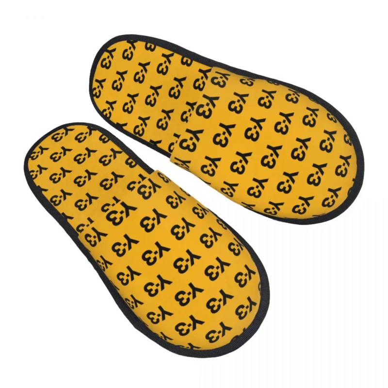 

Yohji Yamamoto Cozy Scuff Memory Foam Slippers Women Hotel House Shoes