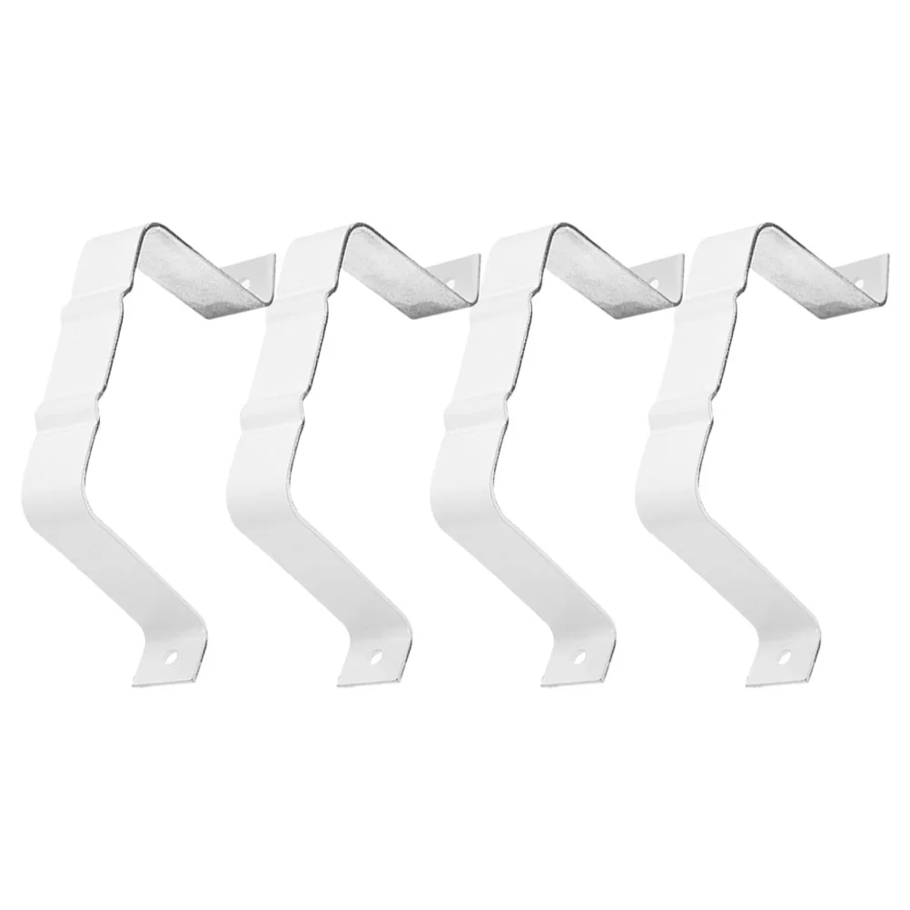

Drain Adapter Downspout Gutter Strap Bracket Extension Aluminum Alloy Outdoor Pipe Clip