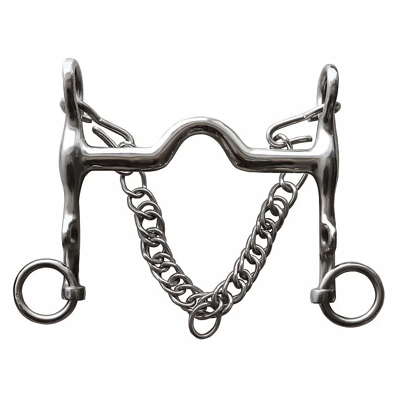 Professional Horse Bit Stainless Steel Chain Horse Snaffle Bit Equestrian Harness Equipment Product 5