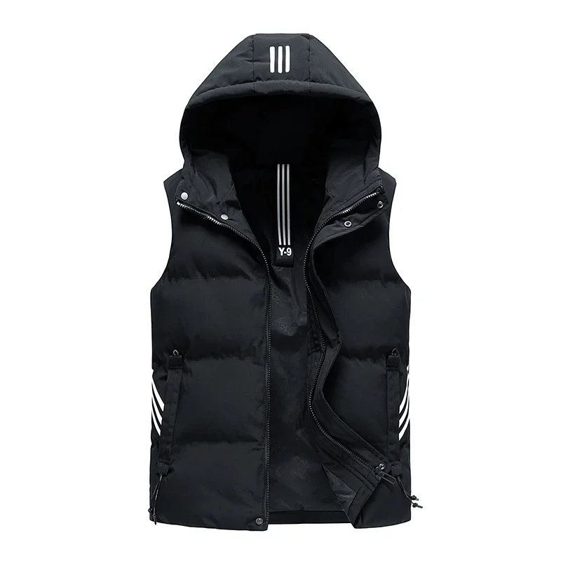 Winter Fashionable Casual Hooded Down Vest Versatile Comfortable Breathable Casual and Warm Down Vest