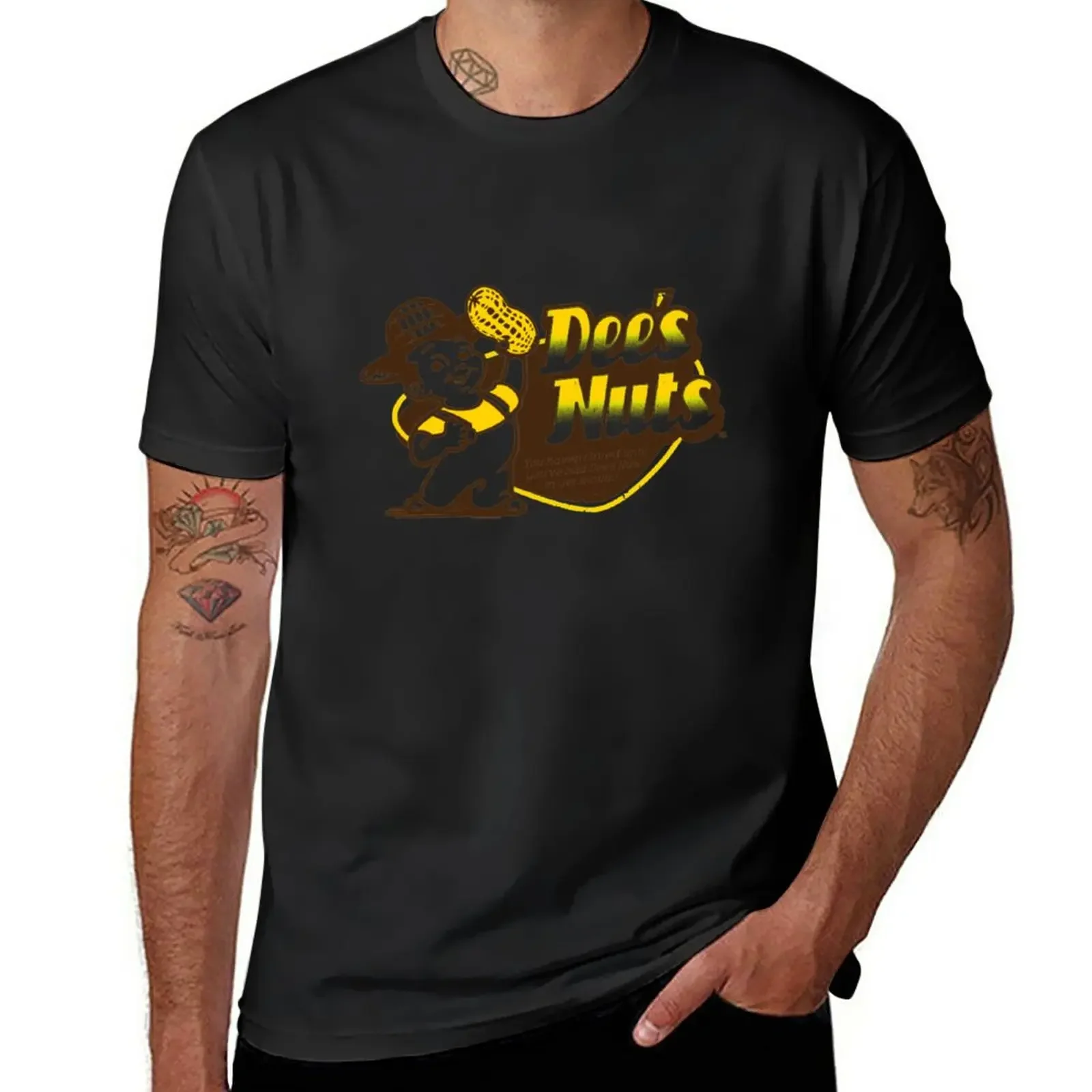 

DEE'S NUTS T-Shirt oversized hippie clothes korean fashion mens t shirt