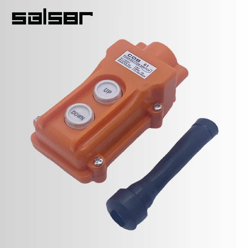 Interruttore Controllo Gru Portatile Pulsante Interruttore COB-61 Per Gru A Sospensione E Paranchi - Per Stazioni Di Controllo, Comando Manuale Ricambio Pulsante Stazione Comando Gru - Foto 13