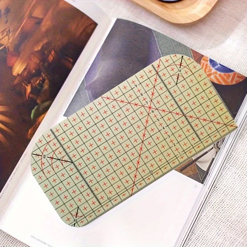 2pcs Hot Ironing Ruler Set for Sewing, Patchwork Measuring & Tailoring - Heat Resistant Craft DIY Tools for Quilting