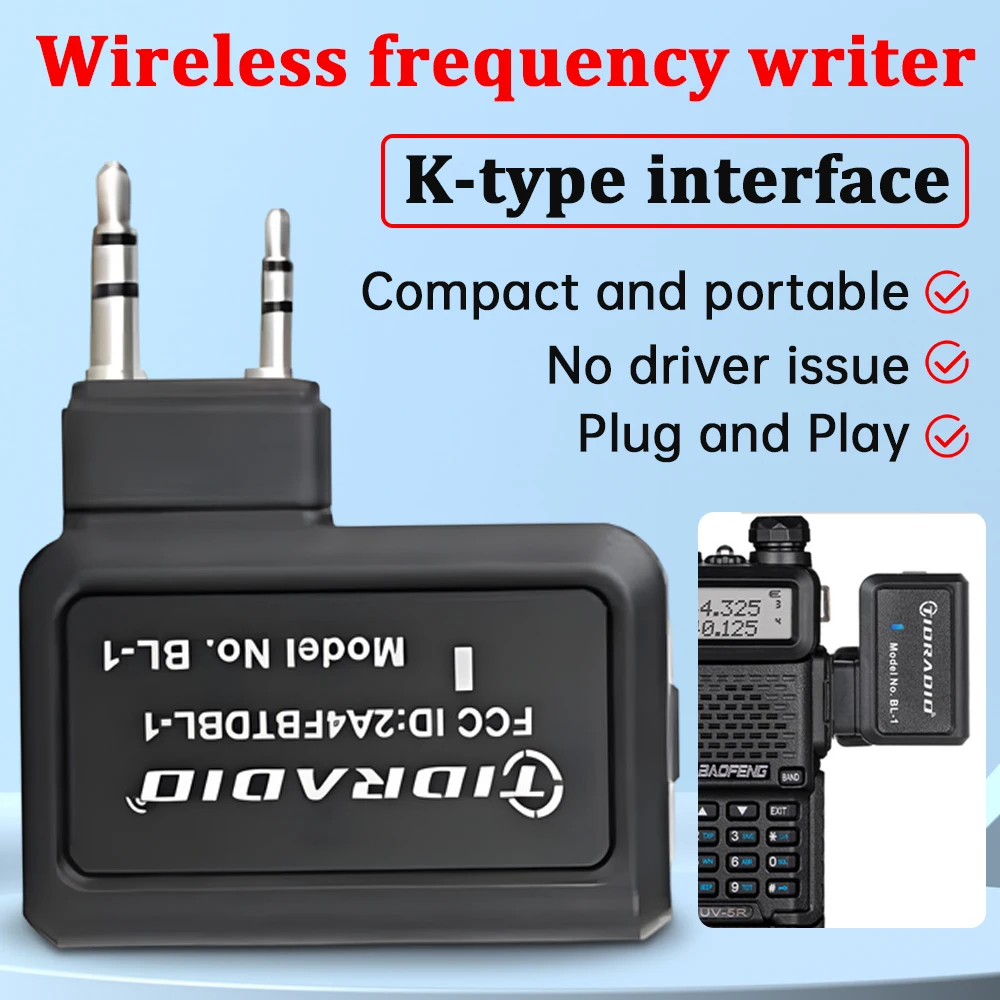 

Walkie Talkie Wireless Programmer Phone APP Programming for Baofeng UV 5R BF-888S Multiple Model No Driver Issue Cable Ham Radio