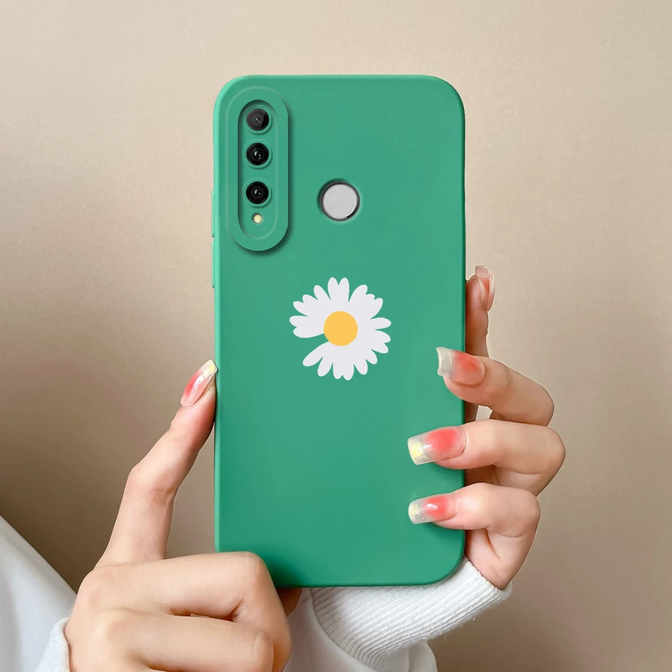 Floral Liquid Silicone Shockproof Phone Case with Camera Protection