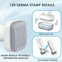 Bio 120 aiguilles 0,2 mm – Derma Stamp réglable, outil portable de massage du cuir chevelu et de soin de la peau pour le visage, le cuir chevelu, la barbe et le corps 4