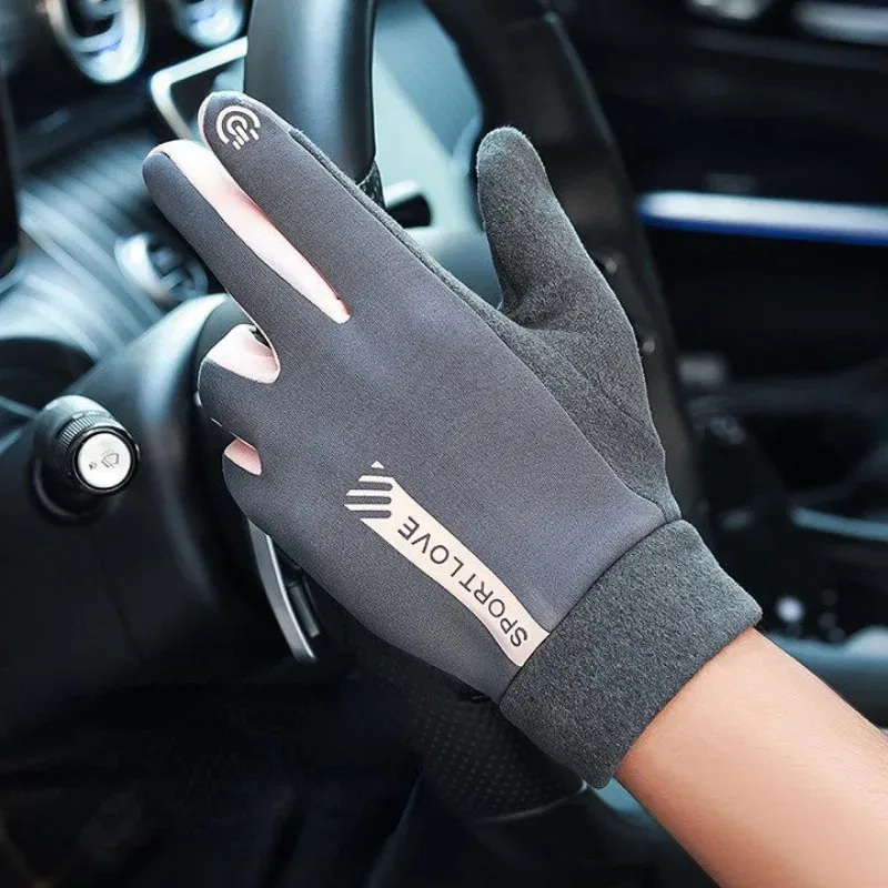 Outdoor Waterproof Mens Gloves TouchScreen Women Sport Ridding Windproof Non-Slip Gloves Winter Full Fingers Thermal Gloves 3
