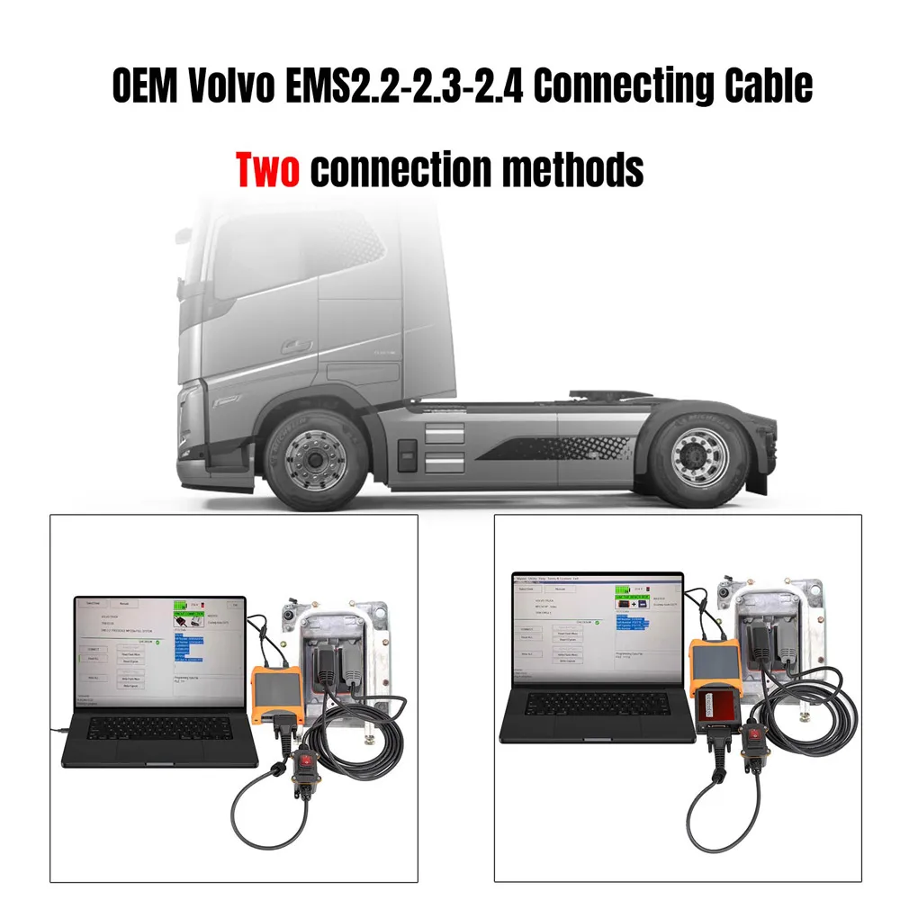Für Volvo/Renault OEM TRW EMS2.X Bench-Kabel Passend für KT200 II KT200 FOXFLASH Unterstützt TRW EMS 2.2 / EMS 2.3 / EMS 2.4 Vor 2021 – Detail 3