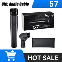 Good 57 Metal Cardioid Dynamic Microphone For Stage Singing Professional Wired Microphone Karaoke BBOX Recording Vocal