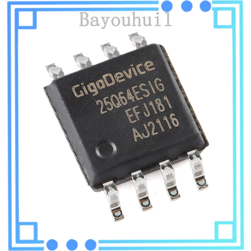 

10PCS Original Authentic GD25Q64ESIG SOP-8 64M-bit Serial Flash Memory Chip
