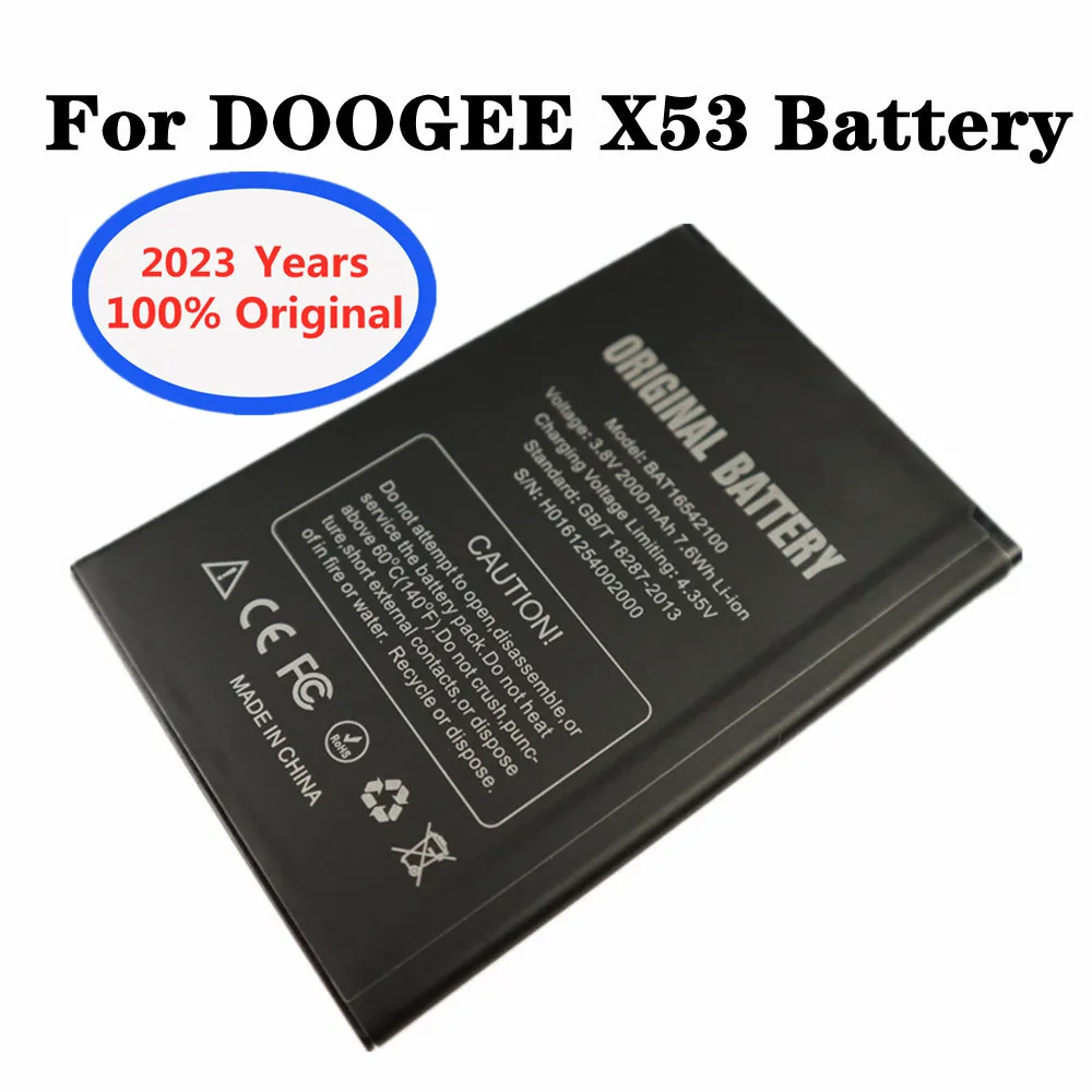 

2023 years New 2200mAh BAT18532200 Original Battery For DOOGEE X53 High Quality mobile phone Replacement Battery In Stock
