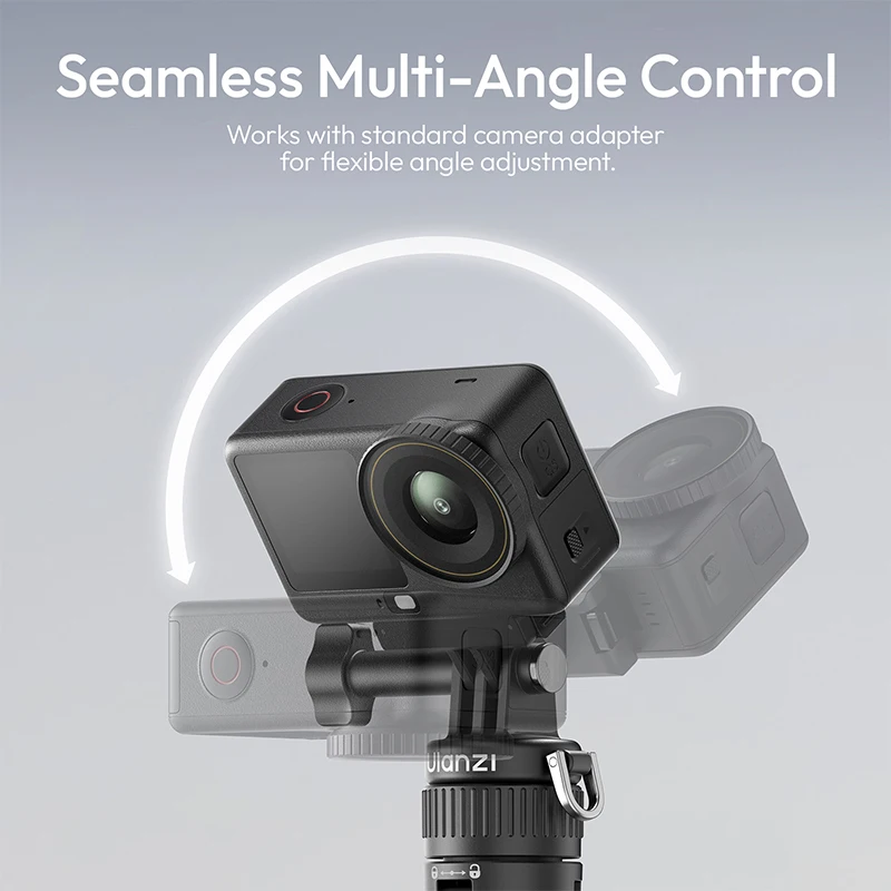 Ulanzi MT92 Action Camera Selfie Stick Tripod Five-Section Extension for Vlogging Livestreaming Outdoor Travel Photography Shots