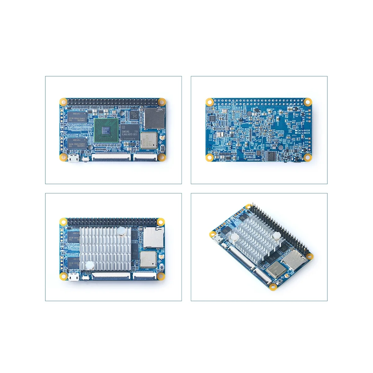

CORE4418 Development Board+Antenna+Heat Sink S5P4418 -Core 1GB+8GB EMMC WiFi BT4.0 Gigabit Network Interface
