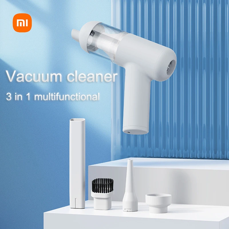 Xiaomi Wireless Car Vacuum Cleaner Portable 3 in 1 Handheld Vacuum Cleaner Home Car Dual-purpose Mi Wireless 6000PA Dust Catcher