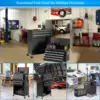 8-Drawer High Capacity Rolling Tool Chest Detachable Tool Box with Lock Movable Tool Chest Chest with Wheels Heavy 6