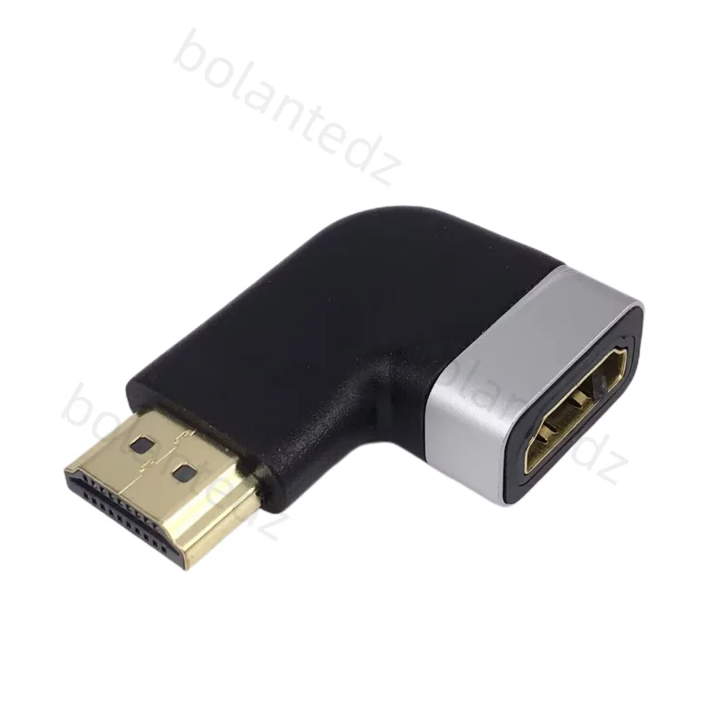 4K HDMI Extension Adapter 90 and 270 Degree Right Angle HDMI 2.1 Male to Female Extender hdmi extension adapter