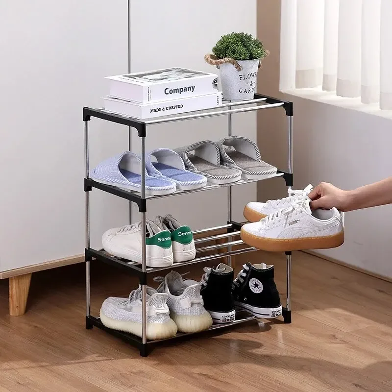 3/4 Shoe Rack Multi Layered Space Saving Shoe Rack Simple Household Storage 3 Four Layer Racks shoe rack