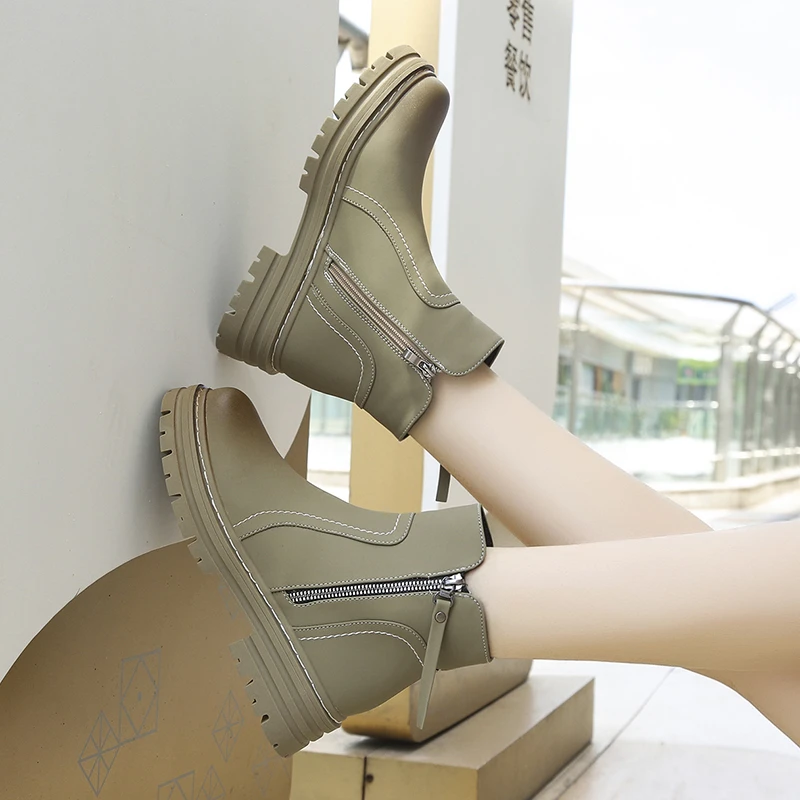 Fashion Boots Motorcycle Boots High Tops Sneakers Casual Shoes Ankle Boots Platform Boots Women Shoes Platform Shoes Boots Women