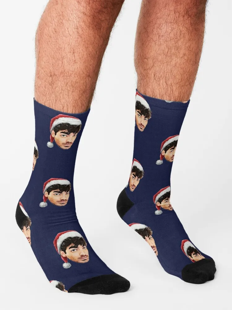 christmas joe jonas Socks winter gifts custom sports socks moving stockings Boy Child Socks Women's