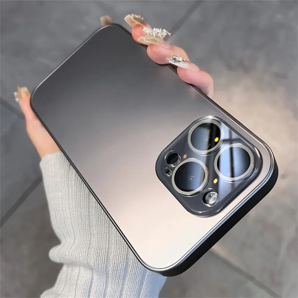 Luxury Matte Frosted Armor Case with Hybrid Defender Shockproof Protection