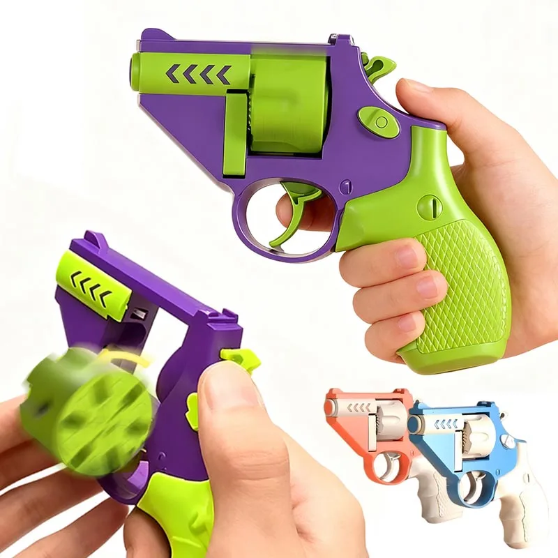 Fidget Toys 3D Printed Mini 1911 Fidget Blaster Stress Relief Toys for Adults Rotatable Design Suitable Anyone Best Gift
