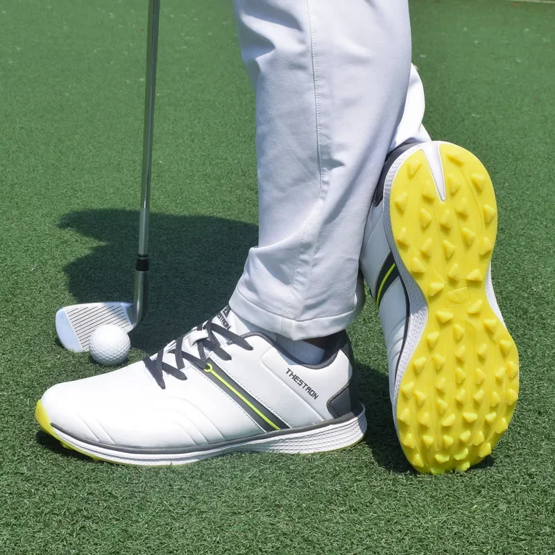 Golf Shoes Men Waterproof Professional Spikless Outdoor