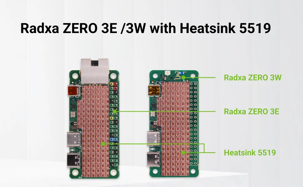 5519A 히트싱크 라드사 제로 3W / 3E용 설계