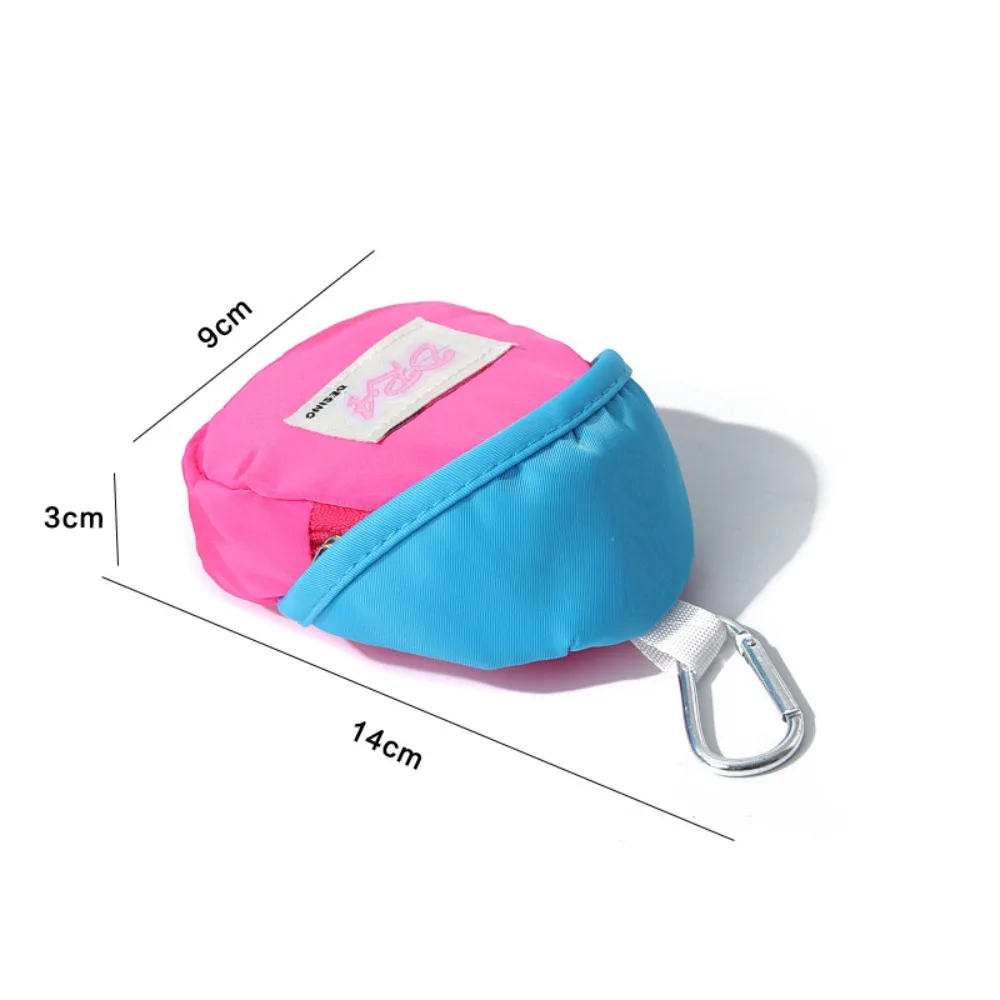 Coin Purse Cute Mini Coin Purse Pendant Macaron Color Storage Bag Key Chain Portable Backpack Hanging Bag Sports