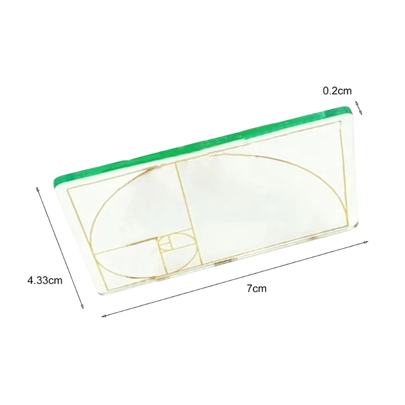 View Finder For Drawing Golden Ratio Painting Tool Viewfinder Art Tool Clear Golden Section Viewer
