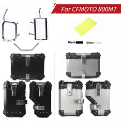 Motorcycle Trunk Top Box Side Luggage Case Pannier Rack Frame Rear Helmet Topcase Support Accessories for CFMOTO 800MT