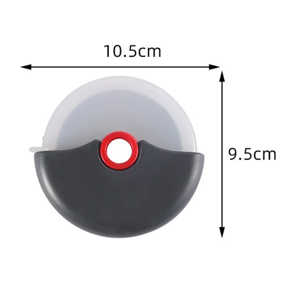 Stainless Steel Pizza Cutter Round Wheel Cutting Knife for Pizza with Lid Roulette Roller Dough Slicer Cutter Baking Tools