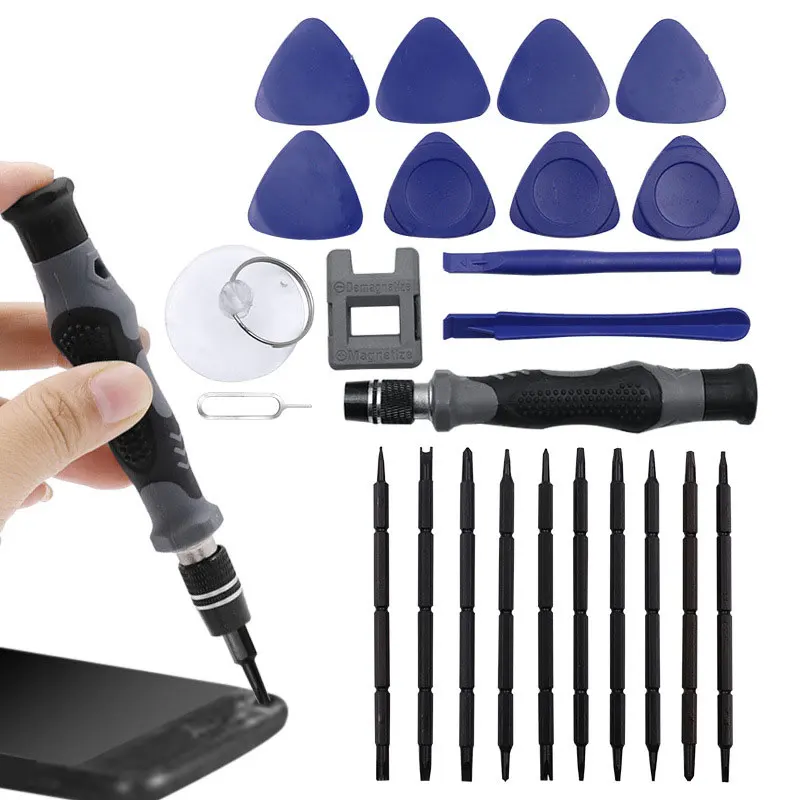 

17 IN 1 Precision Screwdriver Set Torx Phillips Magnetic Screw Drivers Cr-V Alloy Mobile Phone Dismantling Tool Set Hand Tools