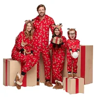 2025 Christmas Family Matching Rompers Adult Kid Baby Family Matching Outfits Pajamas Xmas Deer Family Look Matching Jumpsuits 1